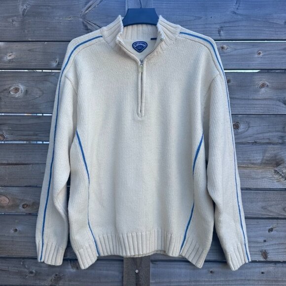 Callaway Other - RARE Callaway Golf Sport Quarter Zip Knit Chunky Sweater - XXL